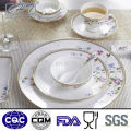 A062 Hot sale royal bone china decoration dinner set